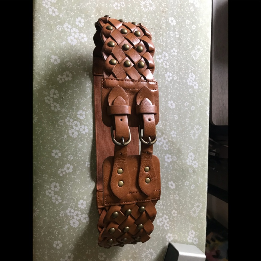 Buckle brand vegan high waist belt